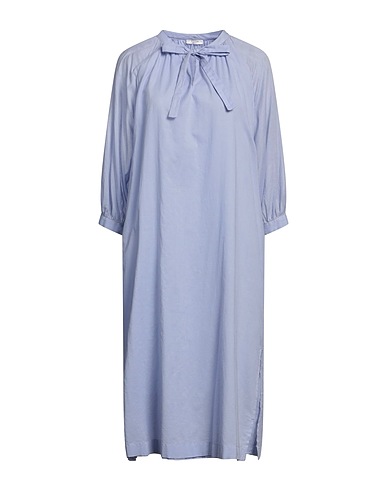 PESERICO Midi dress Light blue 100% Cotton