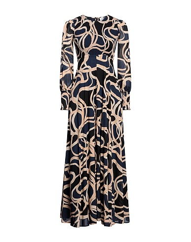 BIRD & KNOLL Vestito lungo Blu notte 100% Cotone