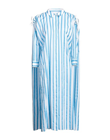 MAISON RABIH KAYROUZ Vestito chemisier Celeste 100% Cotone