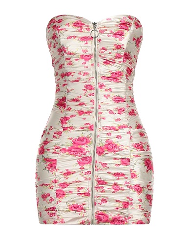 ANIYE BY Robe courte Ivoire 96% Polyester, 4% Élasthanne