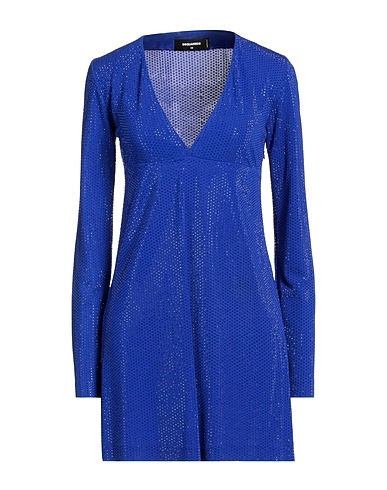 DSQUARED2 Short dress Bright blue 100% Viscose