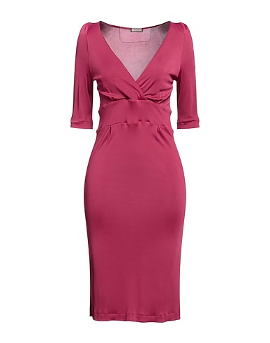 MALÌPARMI Midi dress Garnet 100% Viscose
