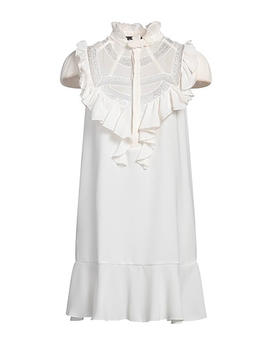 DSQUARED2 Vestito corto Avorio 100% Poliestere