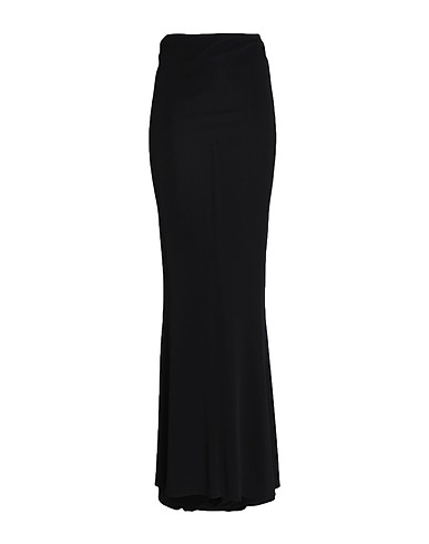 SAINT LAURENT Long skirt Black 100% Viscose