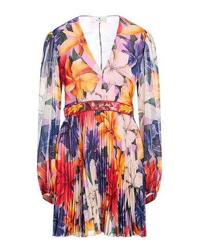 ETRO Pleated dress Mauve 100% Polyester