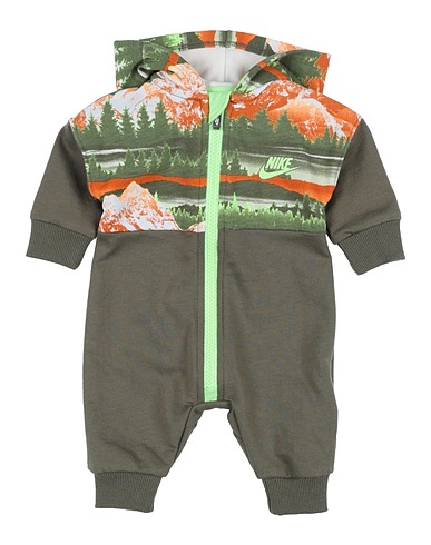 NIKE Baby jumpsuit  B NSW SNOW DAY HOODED CO
 Military green 60% Cotton, 40% Polyester