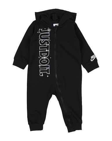 NIKE Baby jumpsuit  B NSW SHINE GFX HOODED CO
 Black 60% Cotton, 40% Polyester