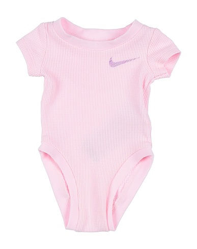 NIKE Baby bodysuit NIKE READYSET BODYSUIT
 Pink 76% Organic cotton, 19% Recycled polyester, 5% Elastane