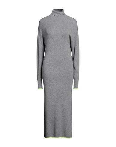 ACTITUDE by TWINSET Vestito midi Grigio 36% Viscosa, 34% Poliammide, 19% Elastan, 11% Lana