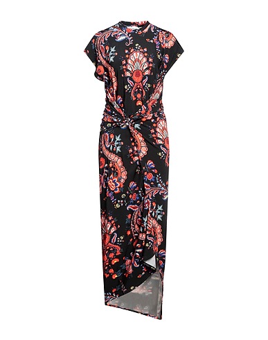 RABANNE Long dress Black 95% Viscose, 5% Elastane
