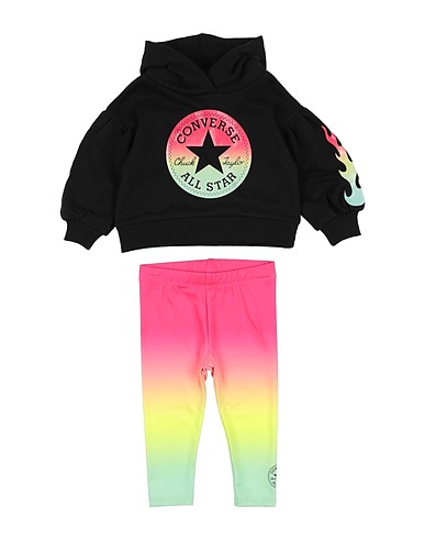 CONVERSE Baby co-ord GRADIENT HOODIE & JOGGER SET
 Black 60% Cotton, 40% Polyester, Elastane