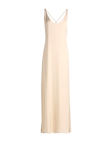 PESERICO Long dress Beige 100% Viscose