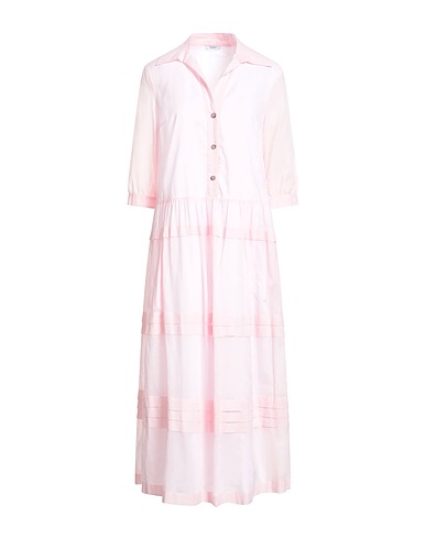 PESERICO Midi dress Light pink 100% Cotton