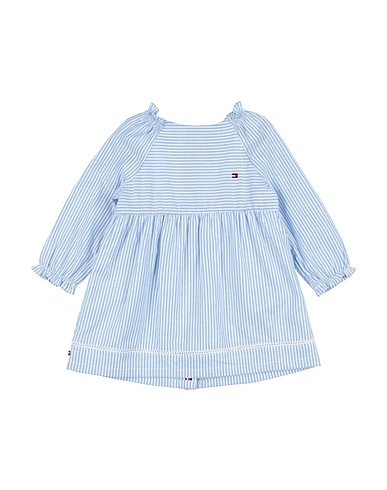 TOMMY HILFIGER Vestito Baby  Celeste 97% Cotone, 3% Elastan