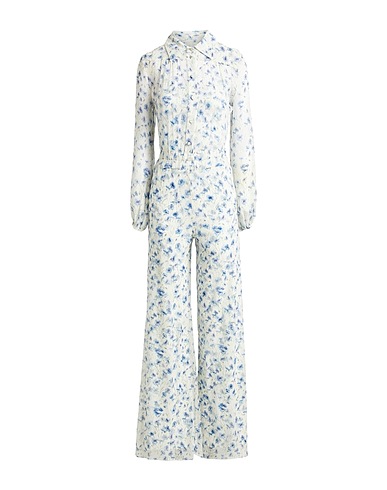 ALESSIA ZAMATTIO Jumpsuits and Dungarees White 100% Silk