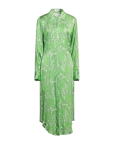 SUBOO Midi dress Lime green 100% Viscose