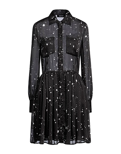 DSQUARED2 Shirt dress Black 100% Polyester