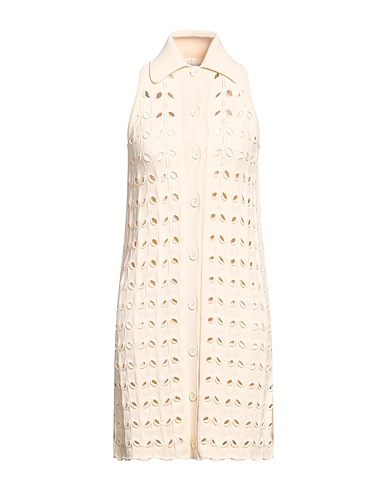SPORTMAX Tubino Panna 62% Viscosa, 38% Poliammide