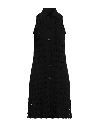 SPORTMAX Sheath dress Black 62% Viscose, 38% Polyamide