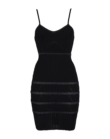 BALMAIN Sheath dress Black 82% Viscose, 18% Polyamide