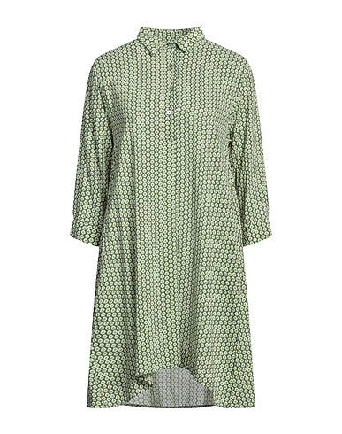 DELFINA Shirt dress Green 100% Viscose