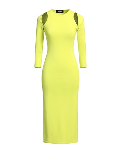 DSQUARED2 Midi dress Lime green 83% Viscose, 17% Polyester