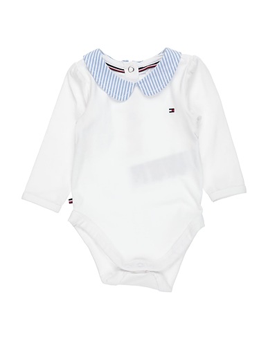 TOMMY HILFIGER Body Baby Bianco 93% Cotone, 7% Elastan