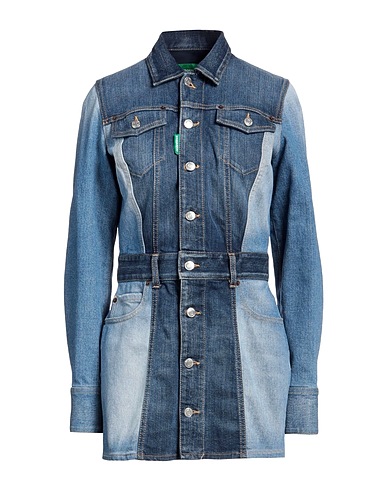 DSQUARED2 Denim dress Blue 99% Cotton, 1% Elastane