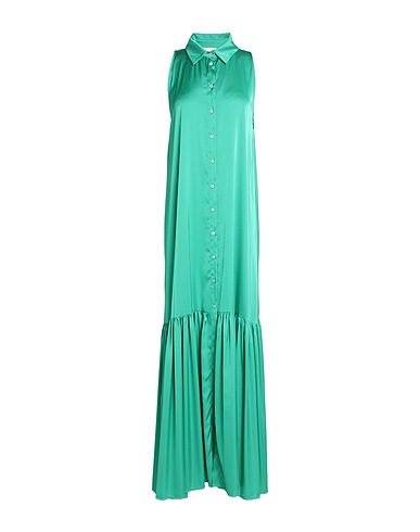 ANIYE BY Long dress Green 96% Polyester, 4% Elastane