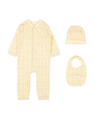 CALVIN KLEIN JEANS Baby accessories set Beige 93% Cotton, 7% Elastane