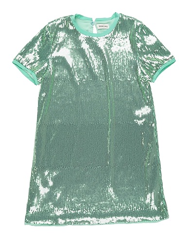 FRACOMINA MINI Dress Light green 95% Polyester, 5% Elastane