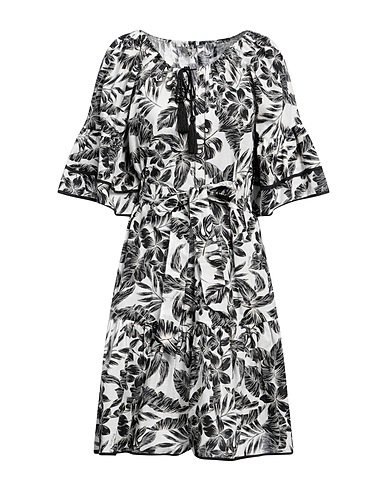 TWINSET Short dress Black 100% Cotton, Viscose