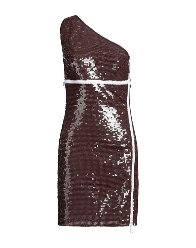 DSQUARED2 Sequin dress Dark brown 100% Polyamide, Polyester