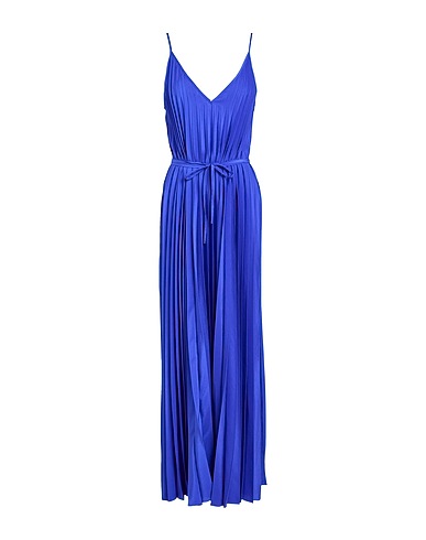 P.A.R.O.S.H. Pleated dress Bright blue 100% Polyester
