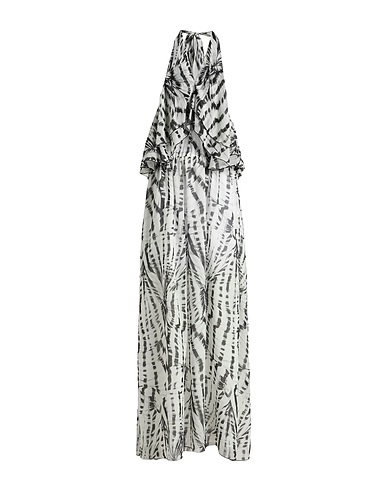 MSGM Long dress Off white 100% Polyester