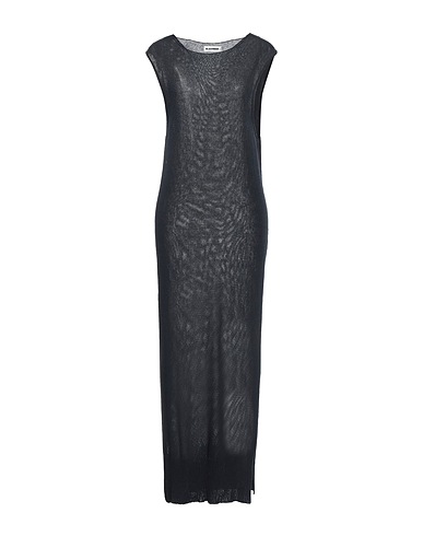 JIL SANDER+ Long dress Midnight blue 100% Cotton