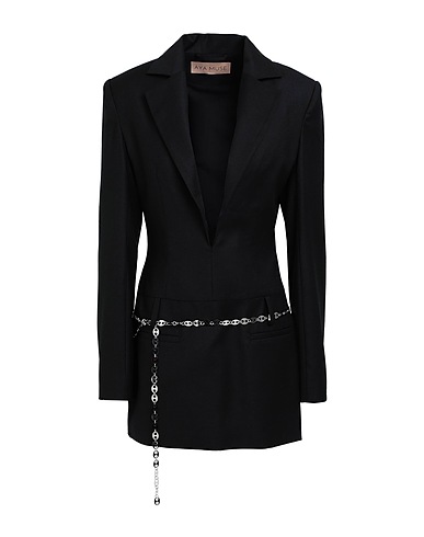 AYA MUSE Blazer dress Black 100% Wool