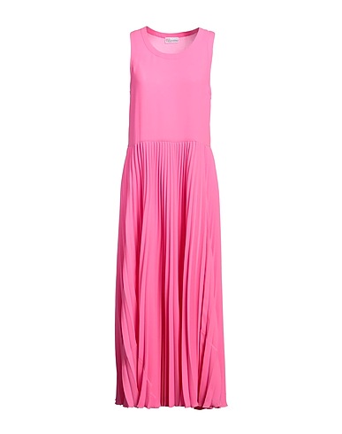 REDValentino Vestito lungo Fucsia 100% Poliestere