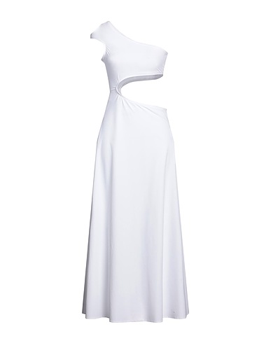 DODO BAR OR Midi dress White 71% Polyamide, 19% Elastane, 10% Textile fibers