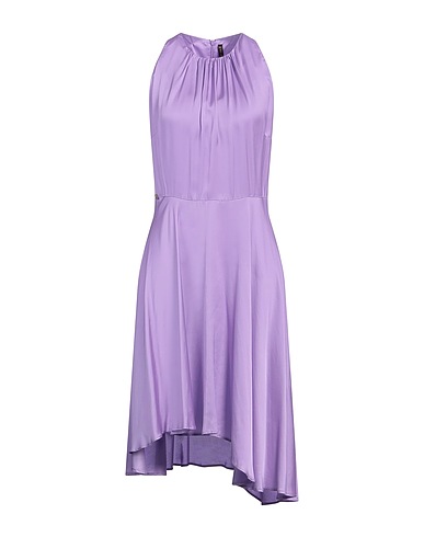 MANILA GRACE Vestito midi Viola 100% Viscosa