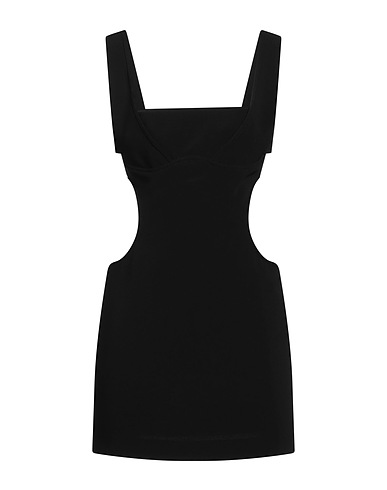 MARINE SERRE Elegant dress Black 92% Polyester, 8% Polyurethane