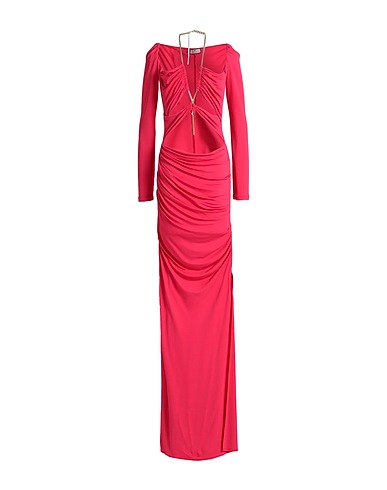 ELISABETTA FRANCHI Long dress RED CARPET Magenta 95% Viscose, 5% Elastane