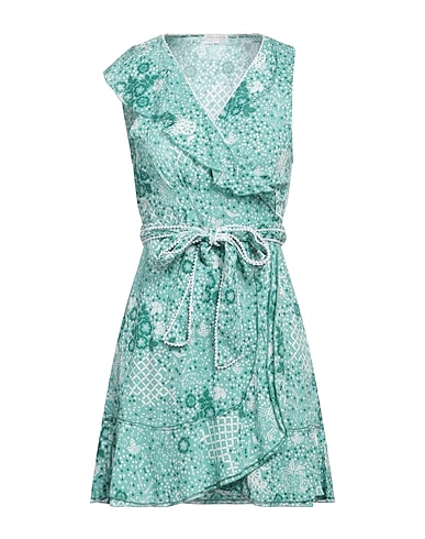 POUPETTE ST BARTH Short dress Green 100% Viscose
