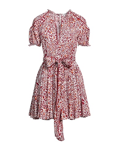 POUPETTE ST BARTH Vestito corto Bordeaux 100% Viscosa