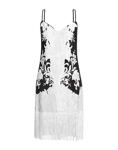 UNGARO Vestito in Seta Nero 100% Seta, Poliestere