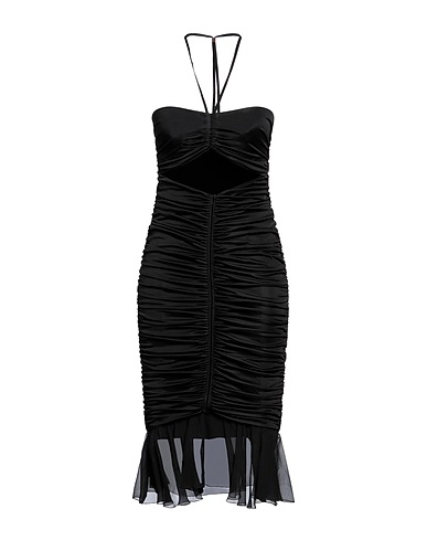 BLUMARINE Sheath dress Black 100% Viscose, Silk