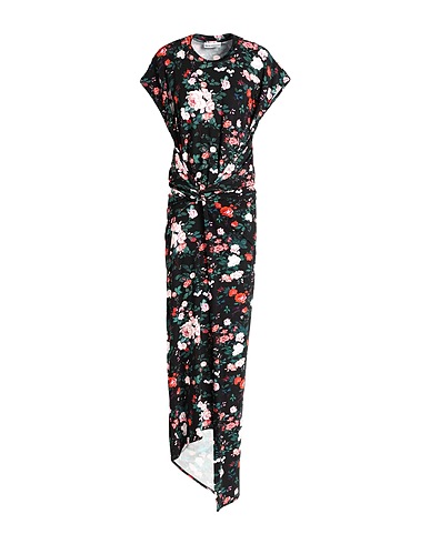 RABANNE Long dress Black 95% Viscose, 5% Elastane