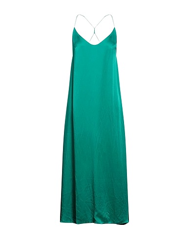 THE NINA STUDIO Midi dress Emerald green 100% Polyester