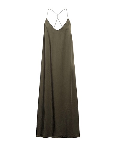 THE NINA STUDIO Vestito midi Verde militare 100% Poliestere
