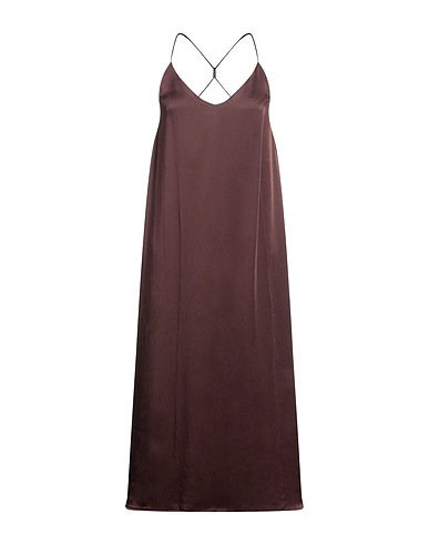 THE NINA STUDIO Vestito midi Cioccolato 100% Poliestere